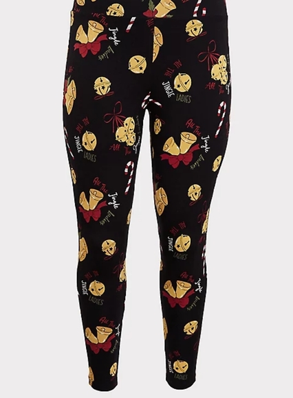 ⭐HP⭐ TORRID LEGGING - JINGLE BELLS PRINT   -Sz 2X - Picture 5 of 7